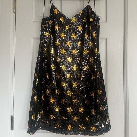 Sam Edelman Reversible Sequin Star Mini Dress - Picture 4 of 5